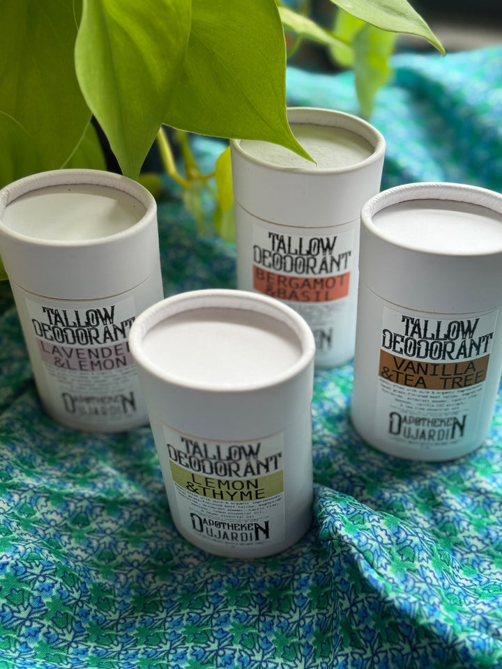 Handcrafted Tallow Biodegradable Deodorant, Aluminum-Free
