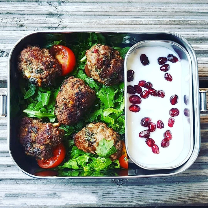Plastic-Free 18/8 Stainless Steel Food Storage Box, 24 oz.