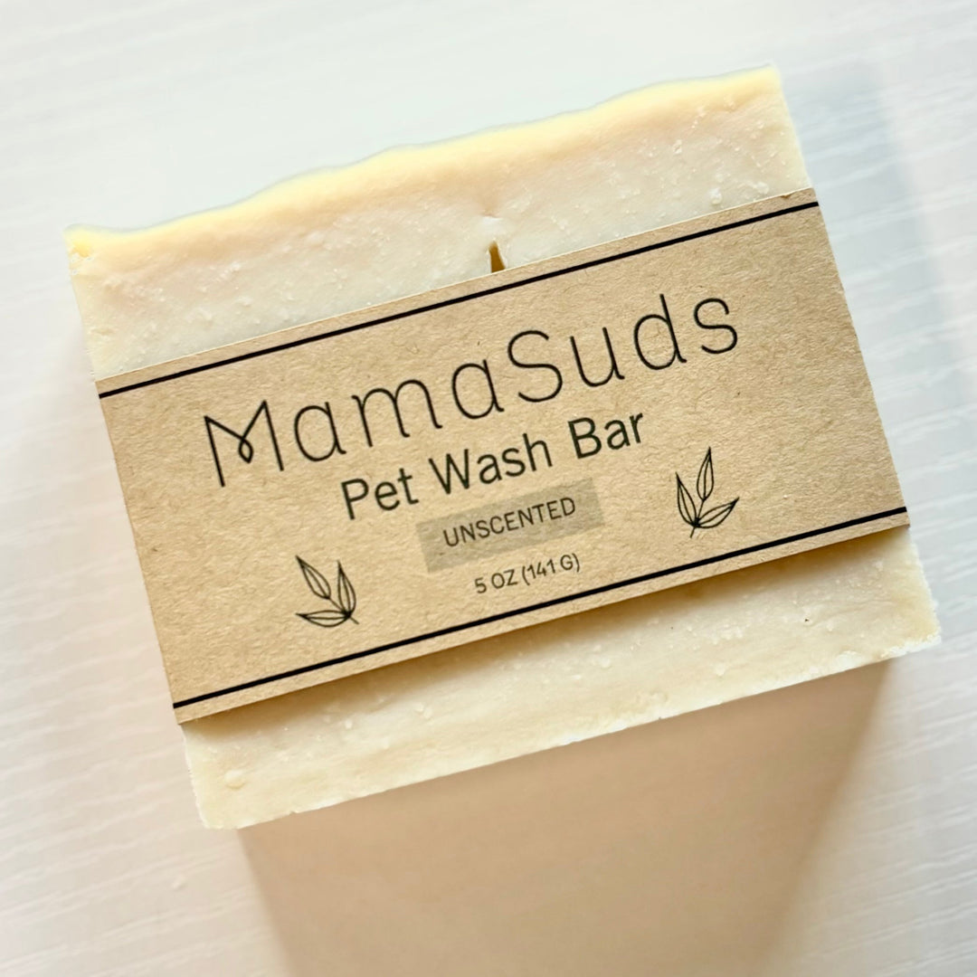 Biodegradable Castile Olive Oil Pet Wash Bar, 5 oz.