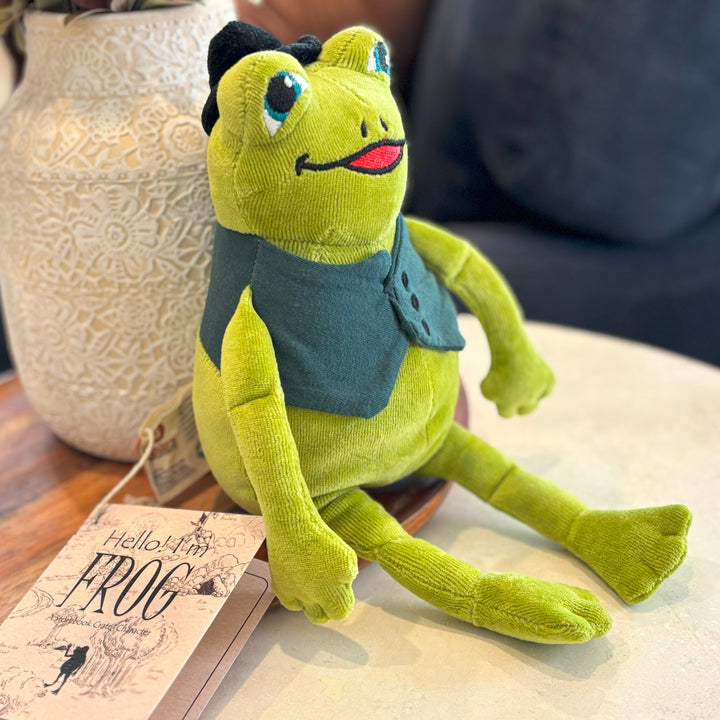 Organic Cotton Frog Plushie &amp; Book Set, 7 Ct.