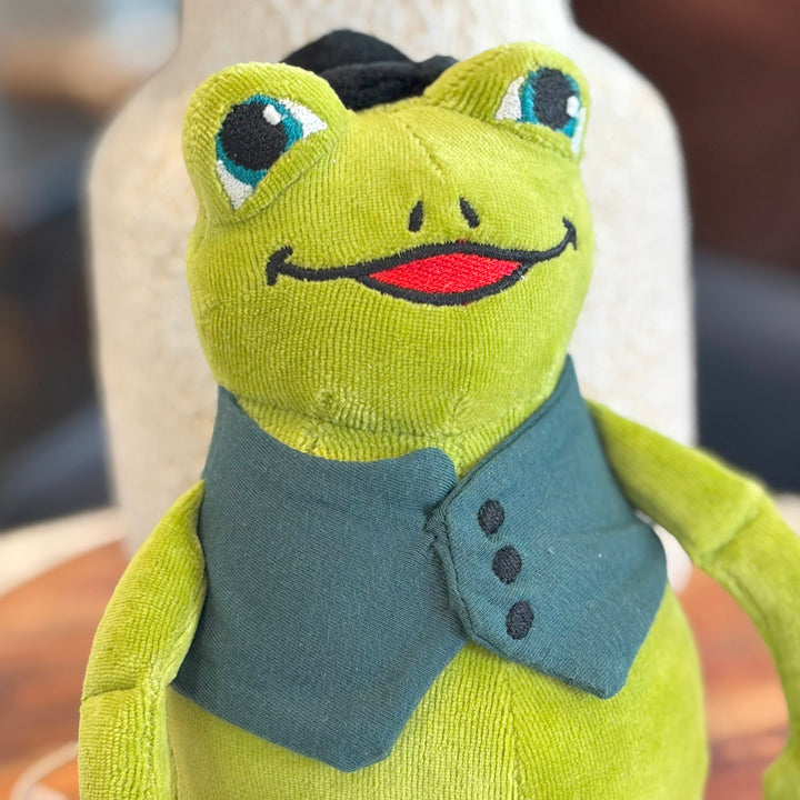 Organic Cotton Frog Plushie &amp; Book Set, 7 Ct.