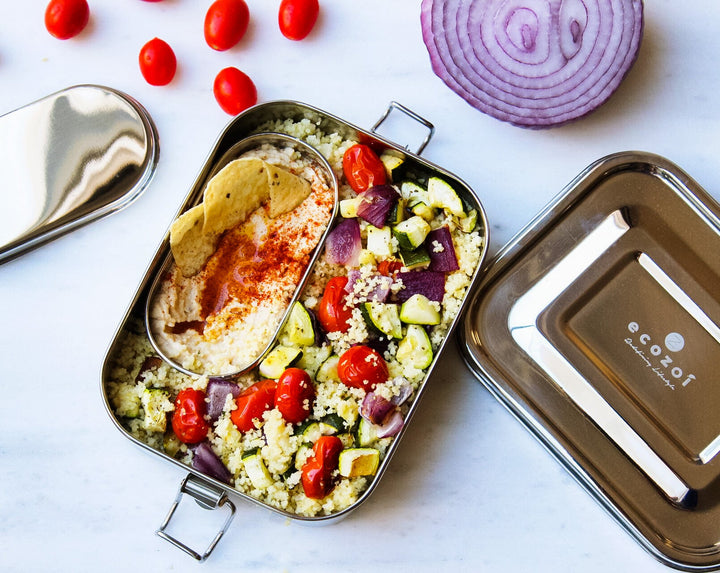 Plastic-Free 18/8 Stainless Steel Food Storage Box, 24 oz.