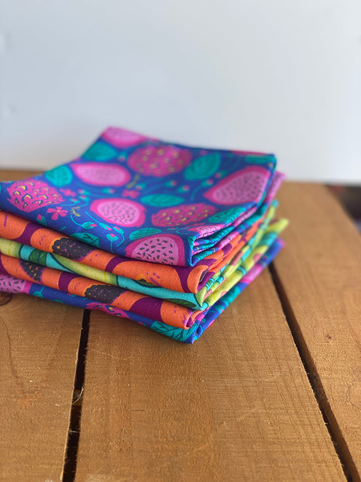Organic Cotton Kitchen Towels, Dragonfruit, 2 Ct.
