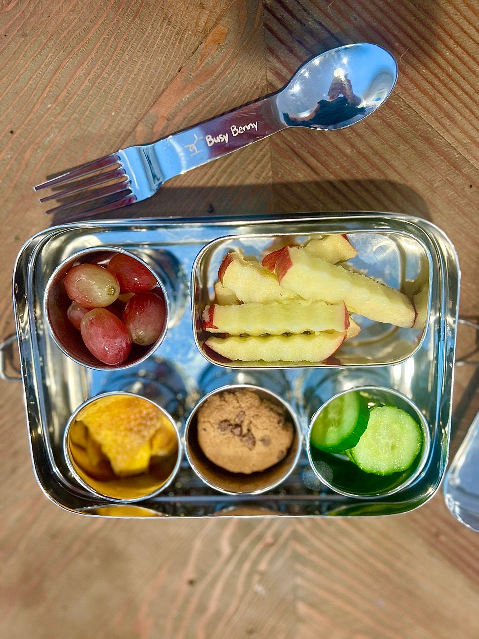 Plastic-Free Stainless Steel Snack Box Set, 9 Ct.