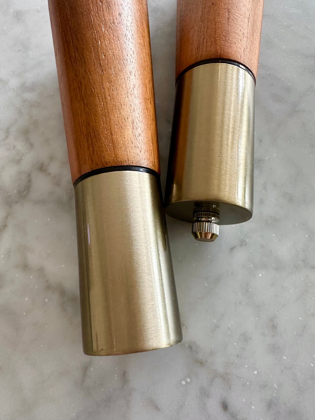 Handcrafted Acacia Wood Salt &amp; Pepper Grinders, 2 Ct.