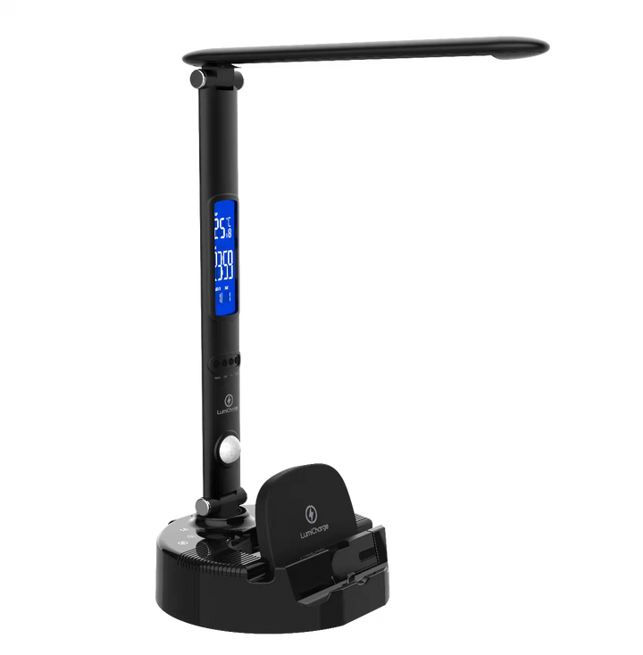 Smart LED Desk Lamp, Wireless Charger &amp; Speaker
