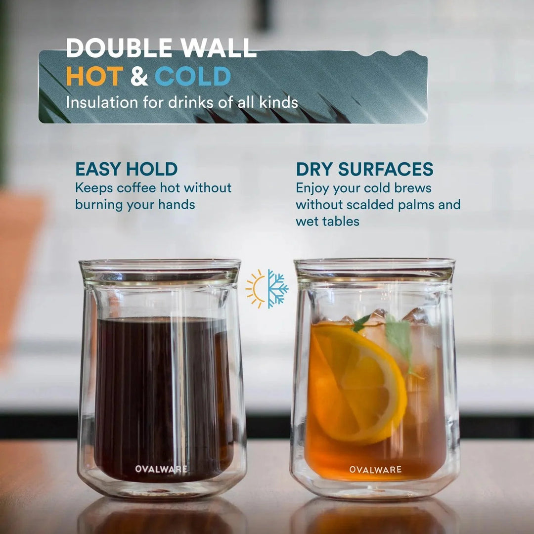 Handcrafted Double-Wall Borosilicate Tasting Glass, 12 oz.