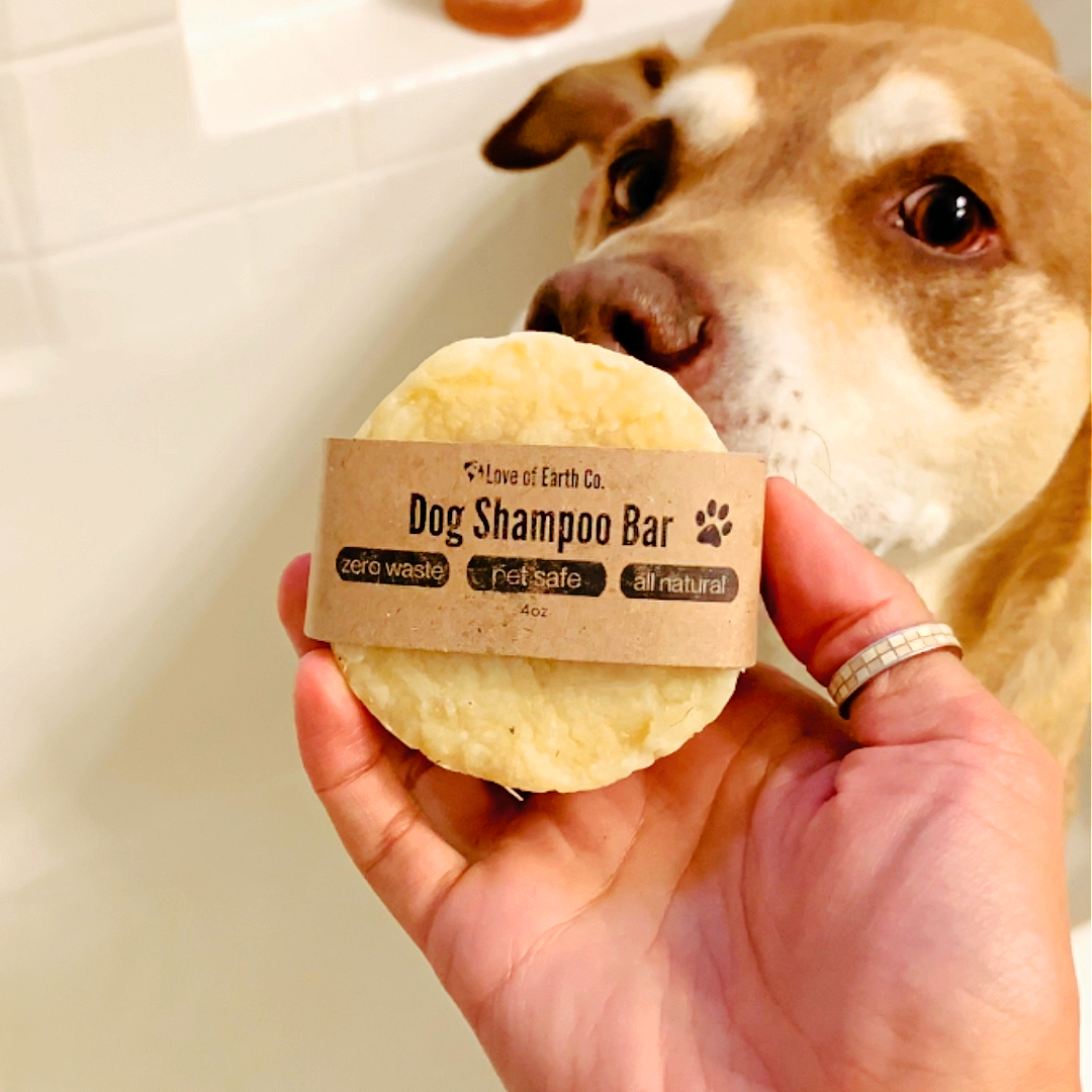 Zero Waste Neem Oil Dog Shampoo Bar, Pet Care