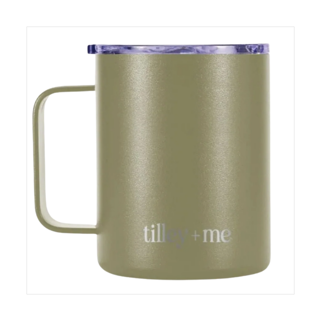 Insulated Camping Mug With Handle