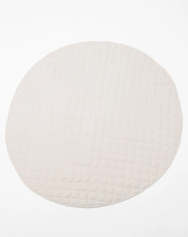 Round Quilted Baby Play Mat