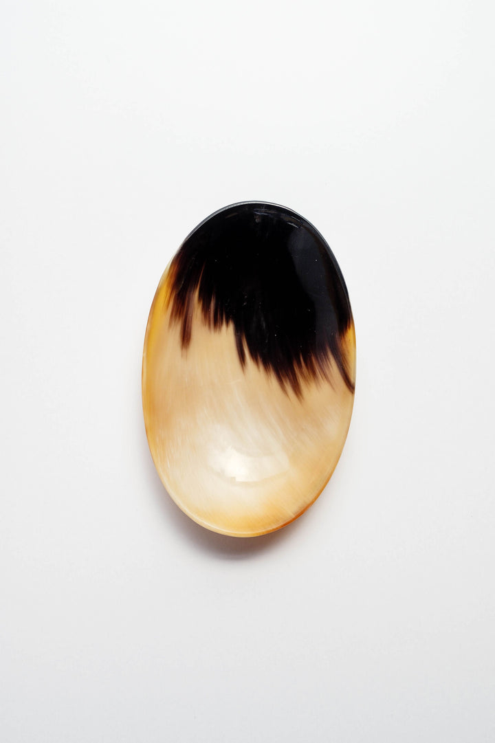 Handcrafted Horn Catch-All Dish, 6.25"