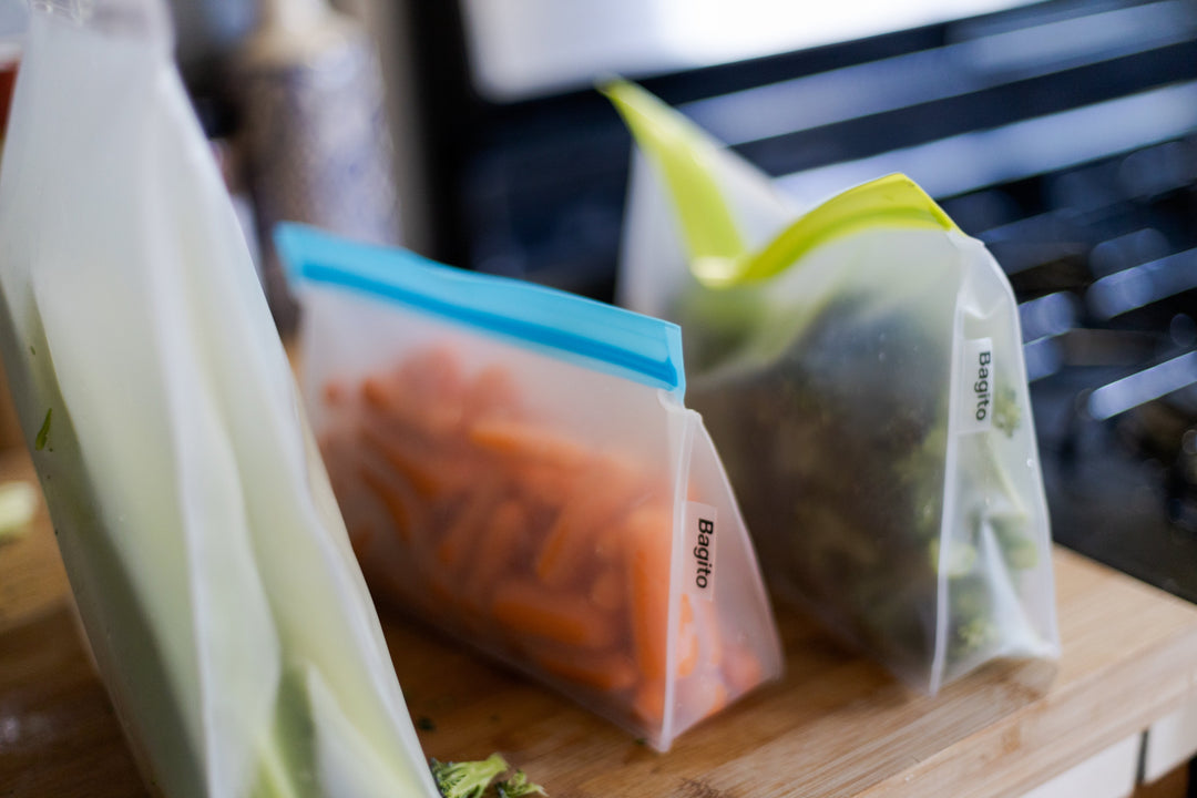 BPA-Free PEVA Food Storage Bags, S/M/L, 3 Ct.