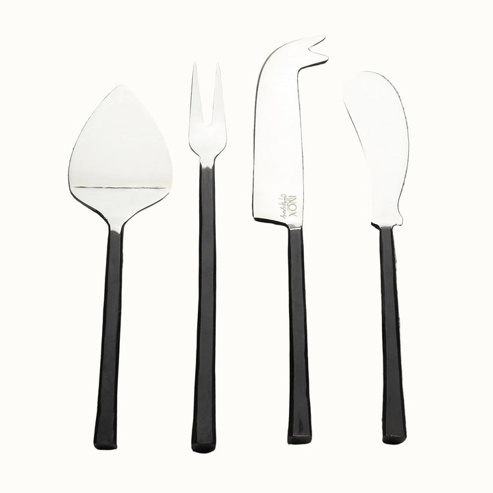 Handcrafted Mirror-Polished Stainless Steel Serveware, 4 Ct.