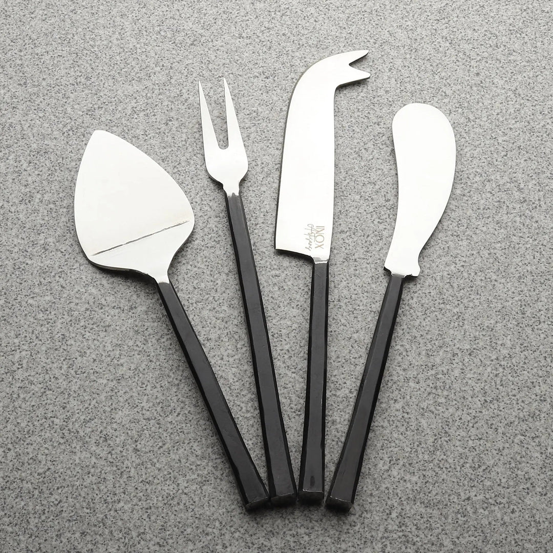 Handcrafted Mirror-Polished Stainless Steel Serveware, 4 Ct.