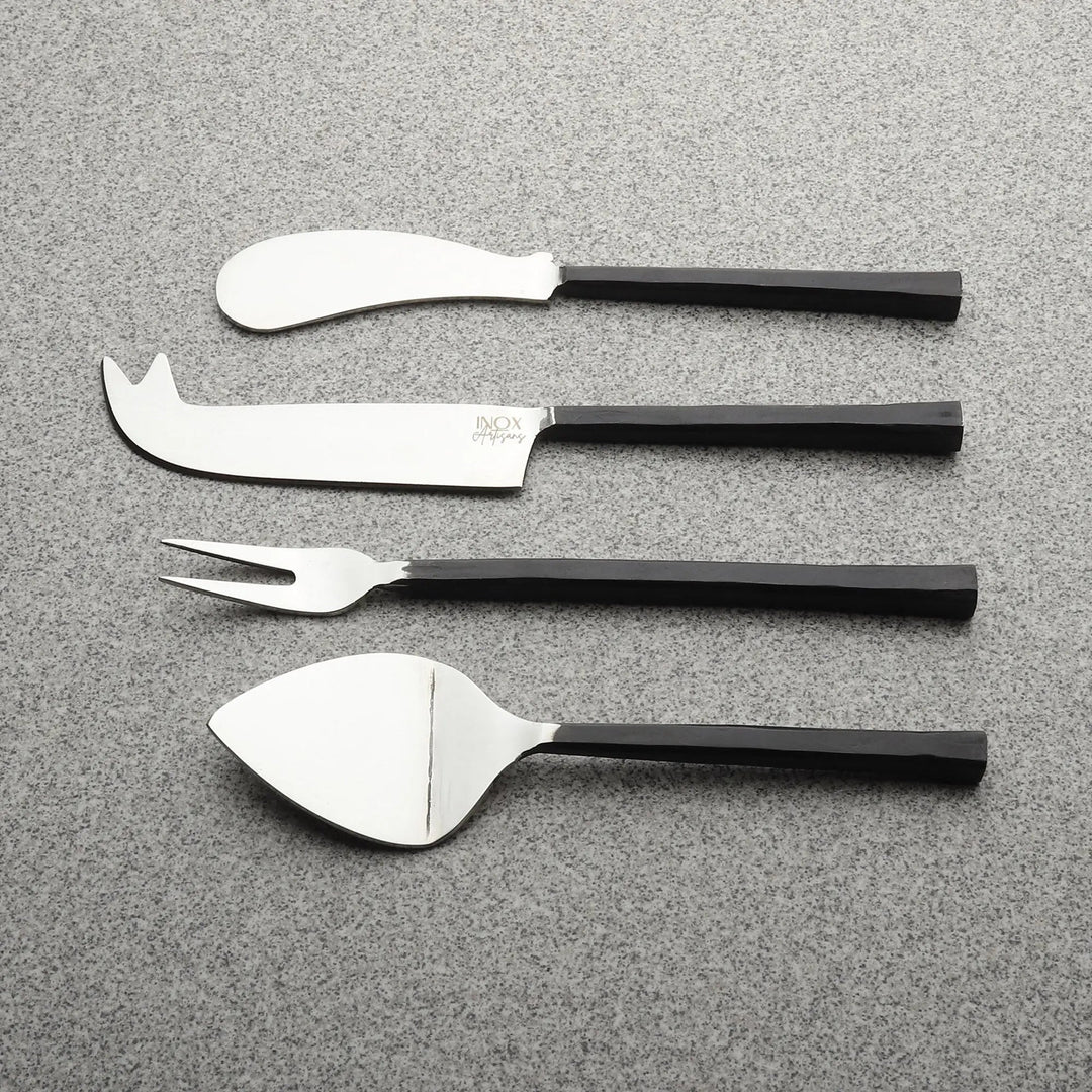 Handcrafted Mirror-Polished Stainless Steel Serveware, 4 Ct.