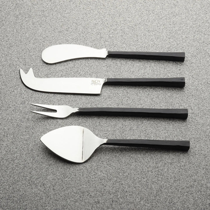 Handcrafted Mirror-Polished Stainless Steel Serveware, 4 Ct.