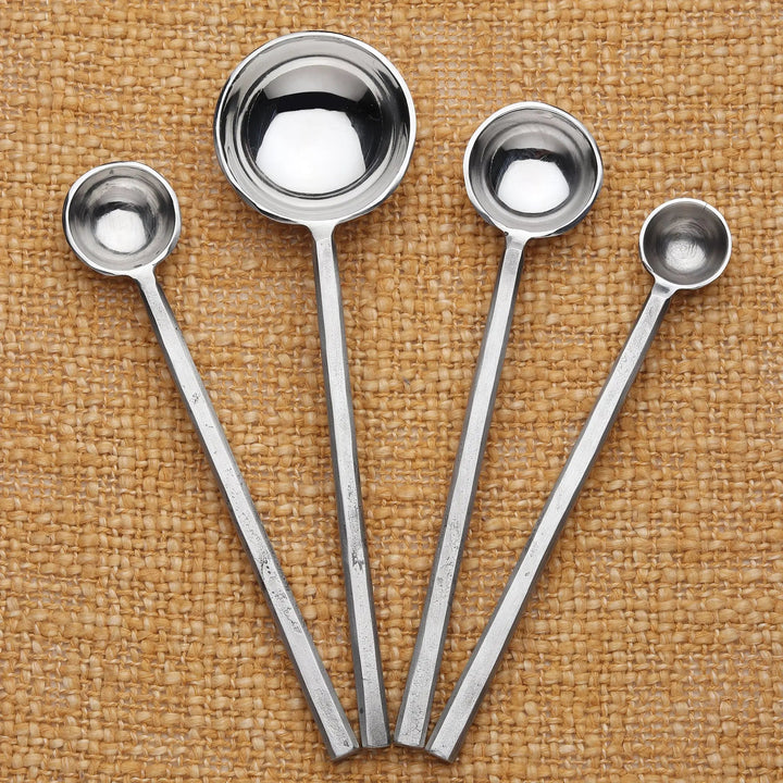 Handcrafted Stainless Steel Measuring Spoons, 4 Ct.