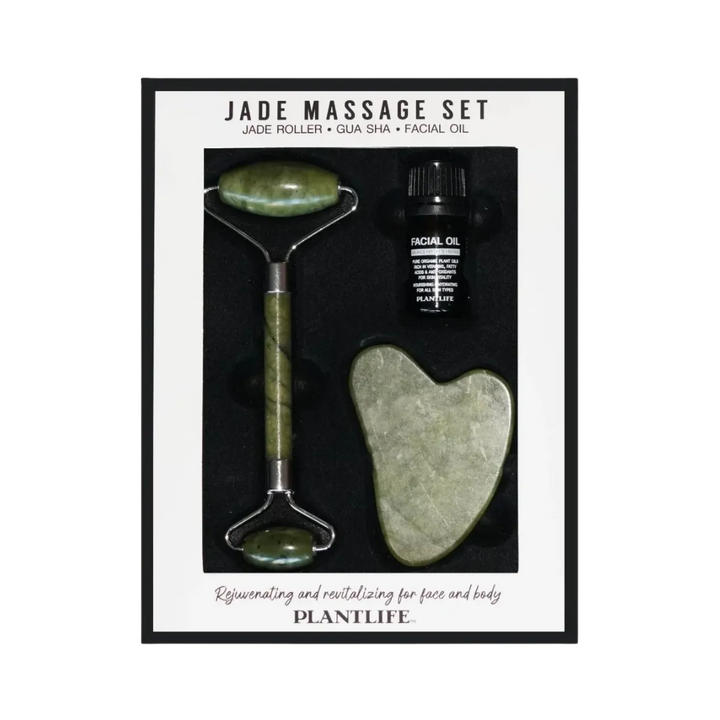 Jade Face Massage Set Trio