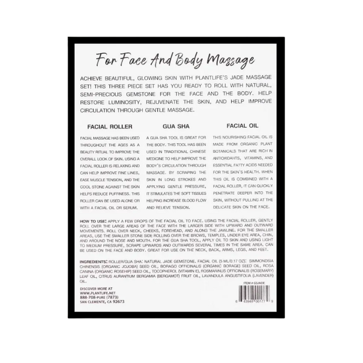 Jade Face Massage Set Trio