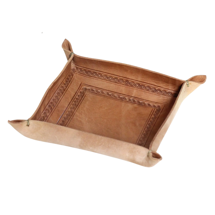 Juniper Artisan Leather Valet Tray