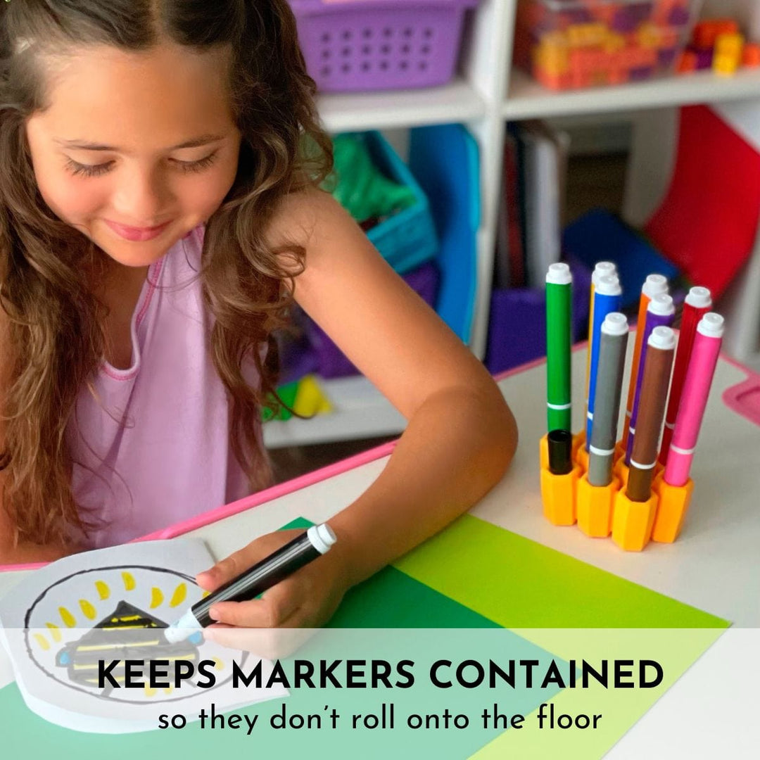 FDA Silicone Grip-Tight Marker Storage Organizer