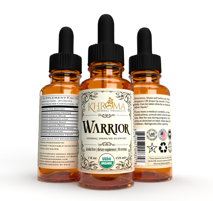 Organic Immune Support Liquid Drops, Alcohol-Free, 2 oz.