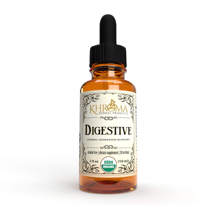 Organic Alcohol-Free Herbal Digestive Bitters, 2 oz.