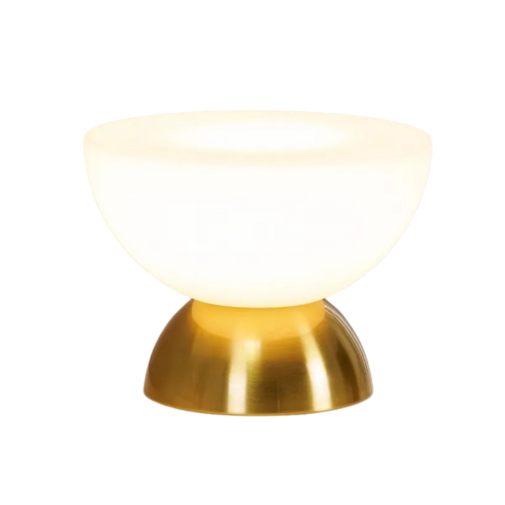 Lamina Brass Dome Table Lamp