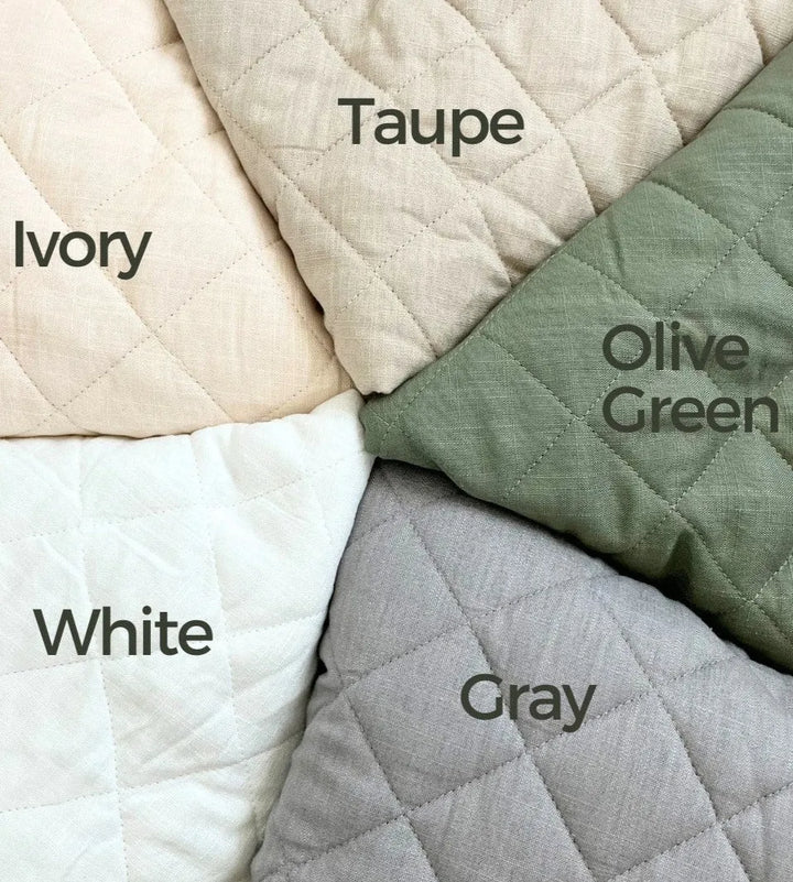 Round Quilted Baby Play Mat