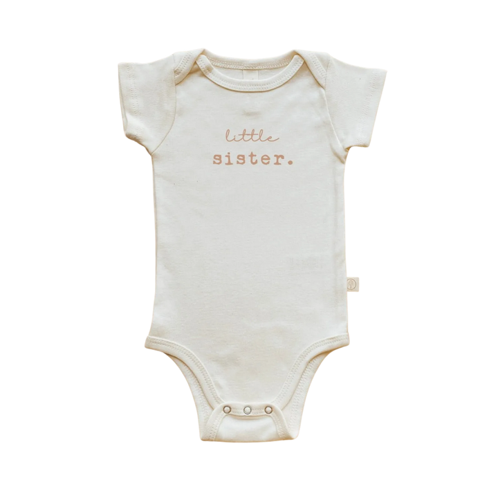 Little Sister Clay Baby Bodysuit
