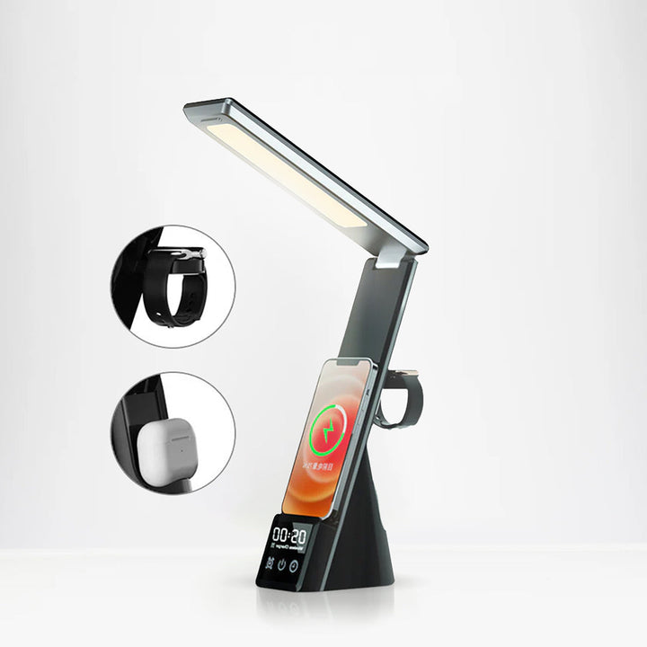 Smart LED Desk Lamp with 10W Wireless Charger, 7-in-1