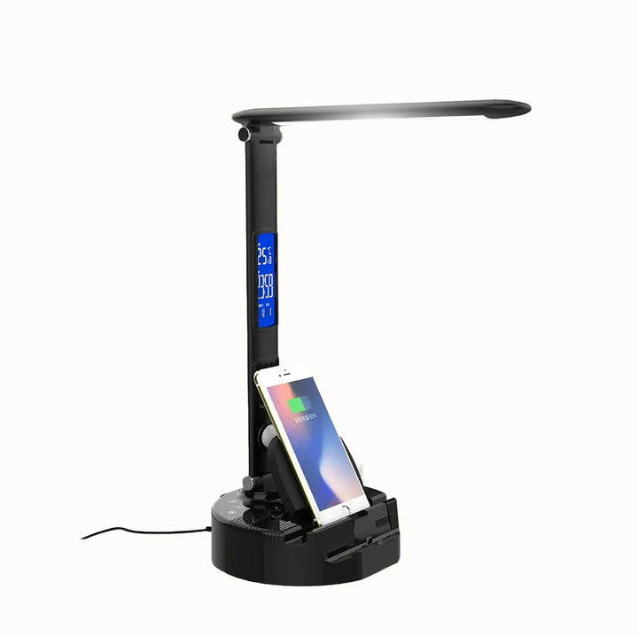 Smart LED Desk Lamp, Wireless Charger &amp; Speaker
