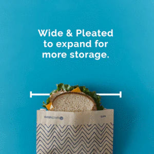 Compostable Unbleached Kraft Paper Sandwich Bags, 50 Ct.