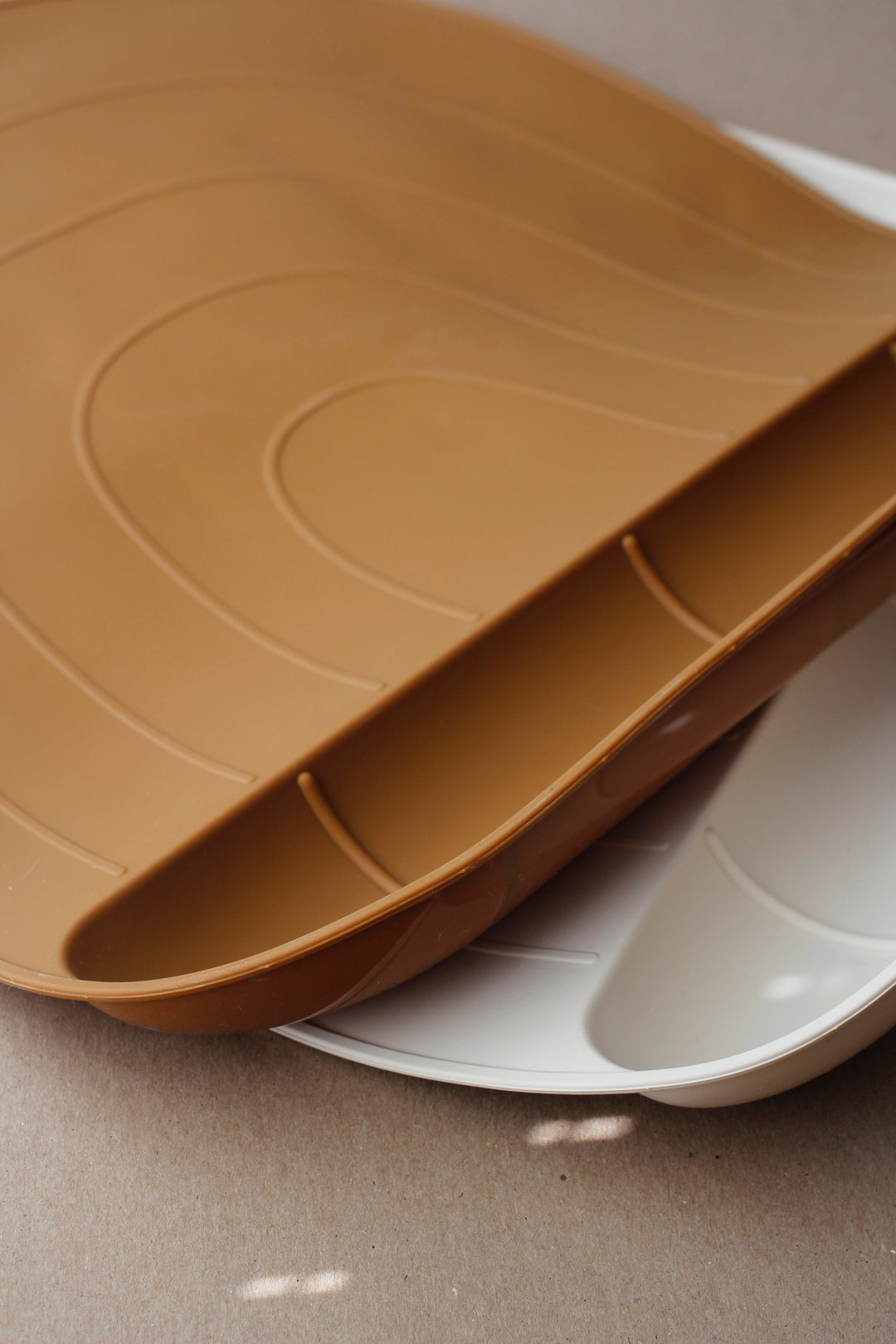 Non-Toxic Silicone Baby Feeding Mat, Pale Mauve