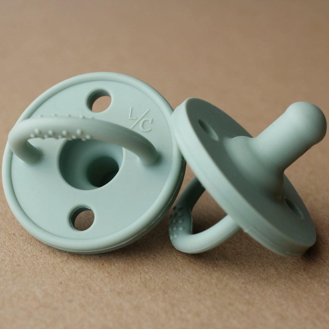 Silicone Baby Pacifier Sage Green