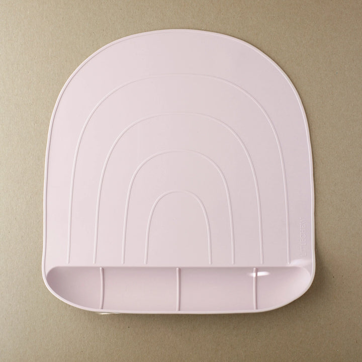 Rainbow Pale Mauve Baby Silicone Food Mat
