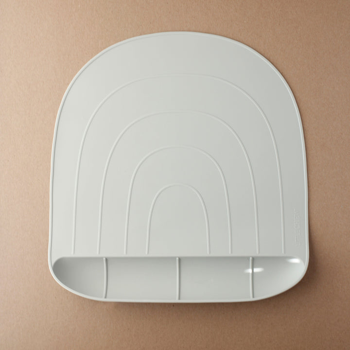 Non-Toxic Silicone Baby Feeding Mat, Soft Sage