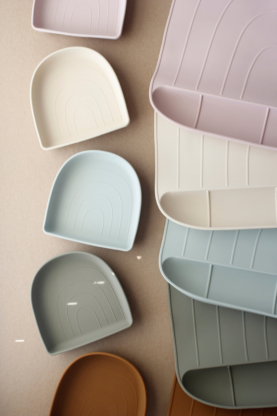 Non-Toxic Silicone Suction Baby Plate, Sage