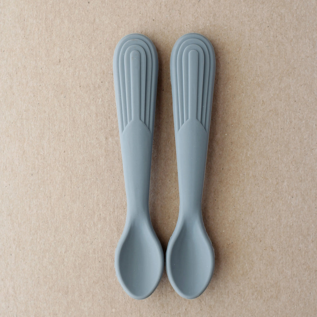Baby Silicone Spoon Dim Grey