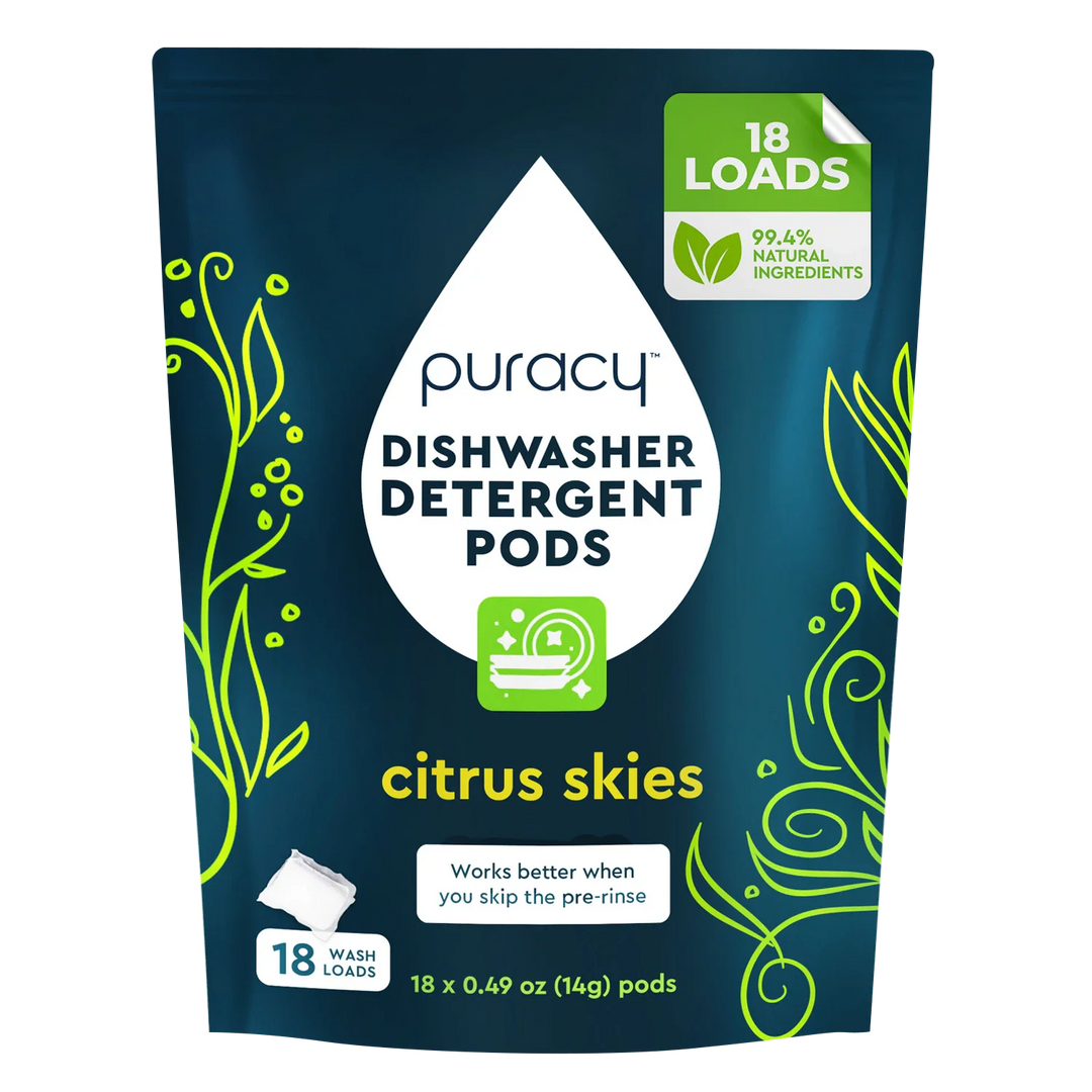 Biodegradable Plant-Based Dishwasher Detergent Pods