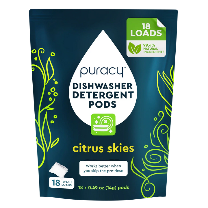 Biodegradable Plant-Based Dishwasher Detergent Pods