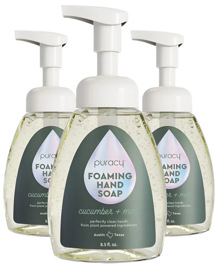 Biodegradable Plant-Based Foaming Hand Soap, 12 oz.