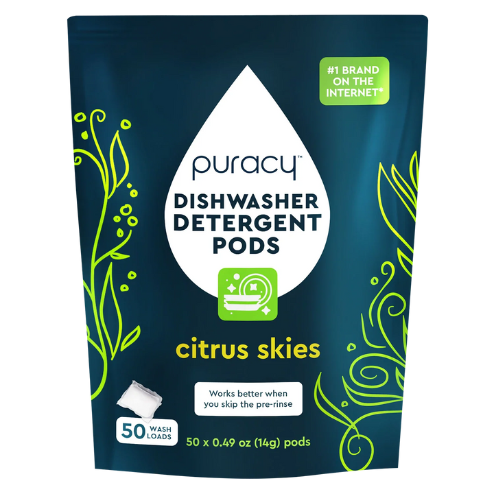 Biodegradable Plant-Based Dishwasher Detergent Pods