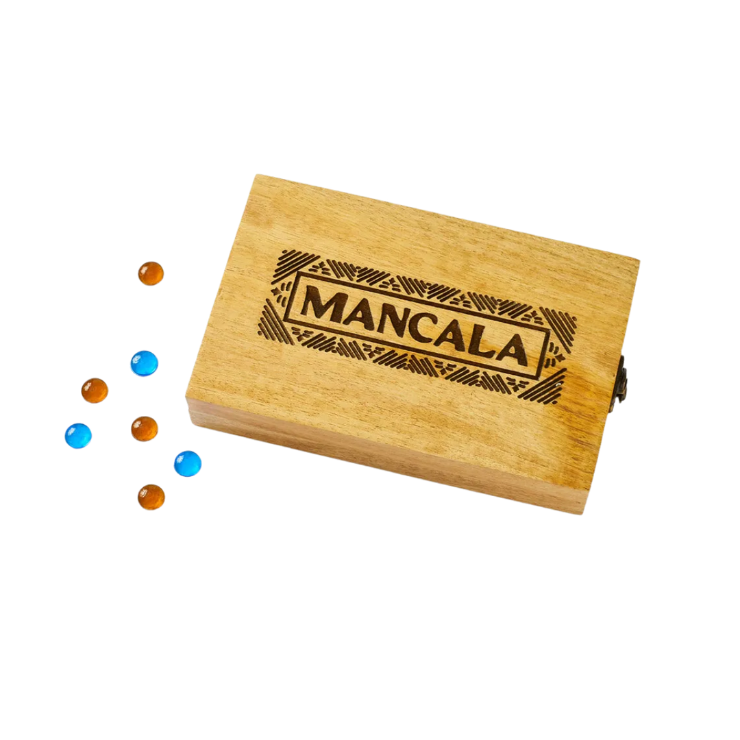 Mango Wood Mancala Game Set