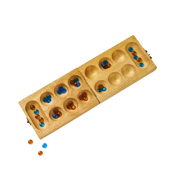 Mango Wood Mancala Game Set
