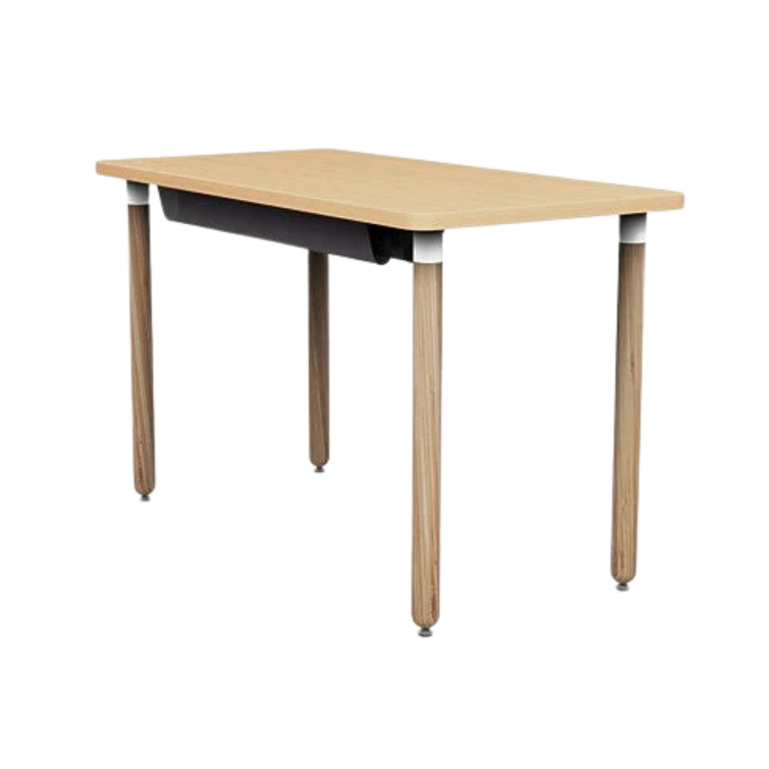 Bamboo and Laminate Office Desk