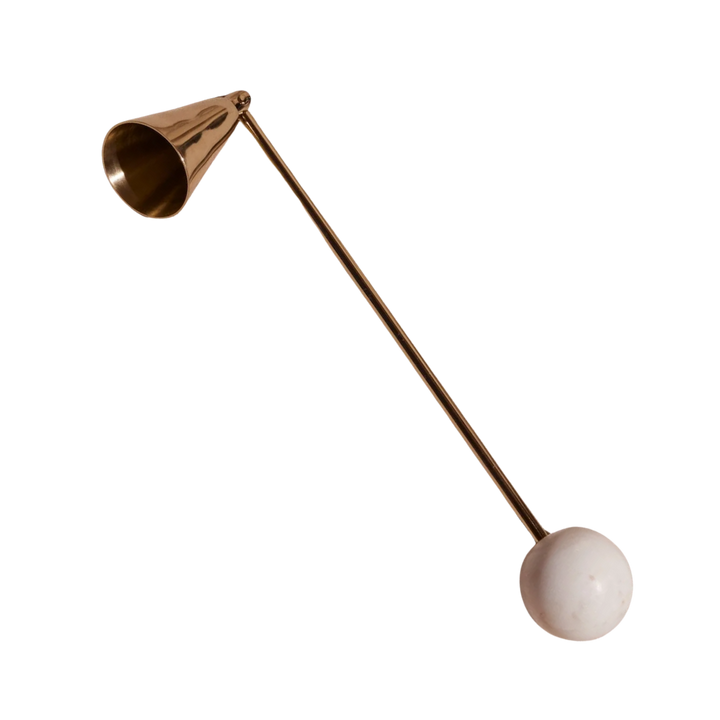 Marble Brass Home Candle Snuffer