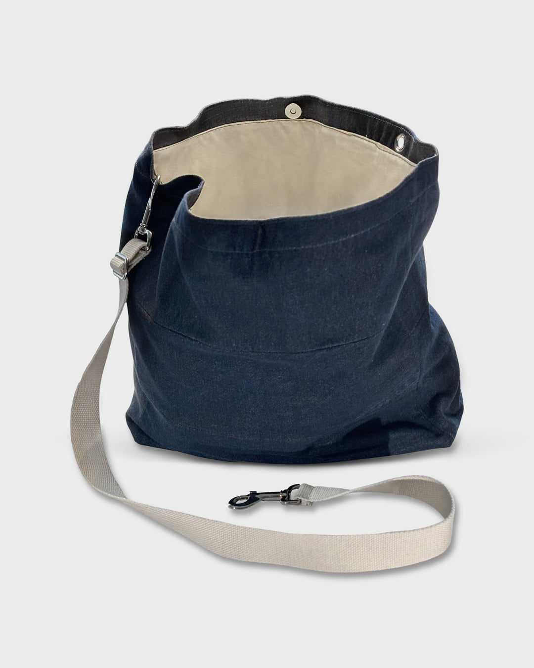 Upcycled Denim Market Tote Bag, Modular &amp; Washable