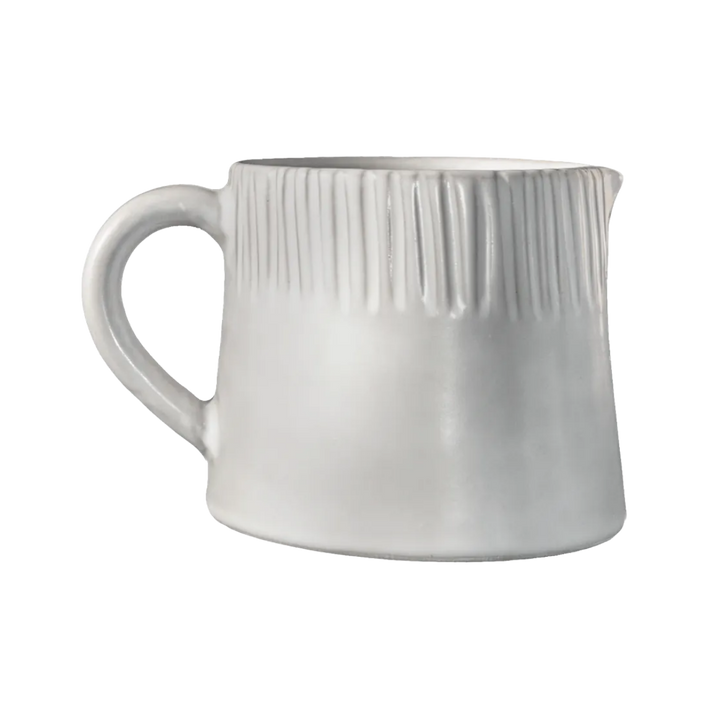 Matte Ceramic Pitcher Cloud White