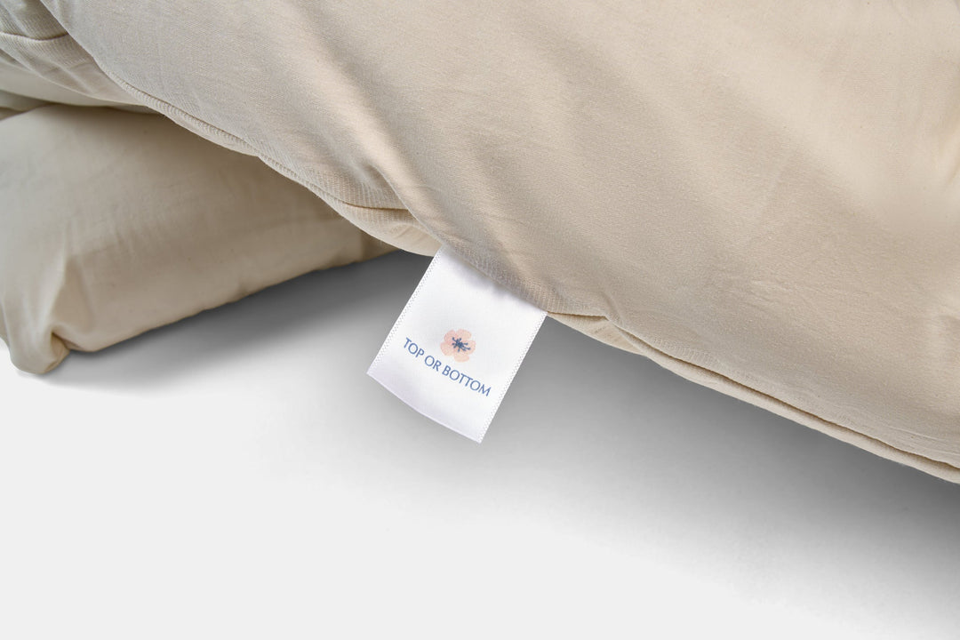 Organic Wool &amp; Cotton Mattress Topper, Breathable